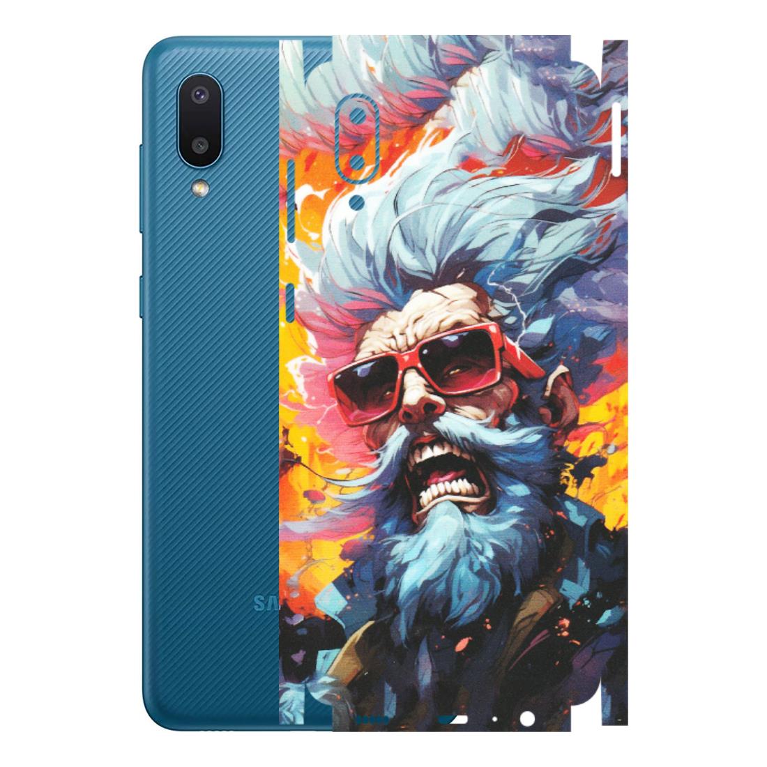 Samsung M/F/Note/Flip and C Phone Skins (All Models) - Daddy Cool Character - Matte Finish (M-43) Samsung Galaxy M02