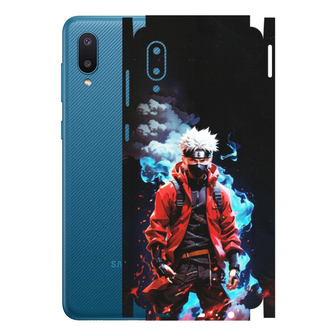 Samsung M/F/Note/Flip and C Phone Skins (All Models) - Kakashi Hatake Naruto - Matte Finish (M-60) Samsung Galaxy M02