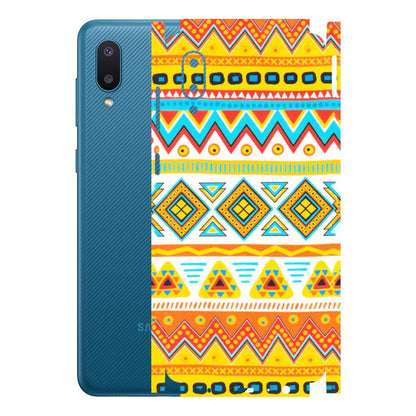 Samsung M/F/Note/Flip and C Phone Skins (All Models) - Mexican Abstract - Matte Finish (M-71) Samsung Galaxy M02