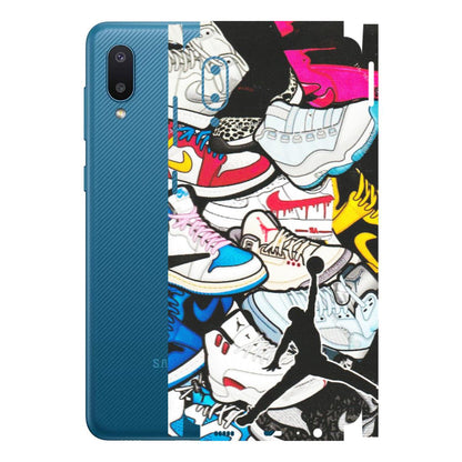 Samsung M/F/Note/Flip and C Phone Skins (All Models) - Jordan Sneakers Fan - Matte Finish (M-80) Samsung Galaxy M02