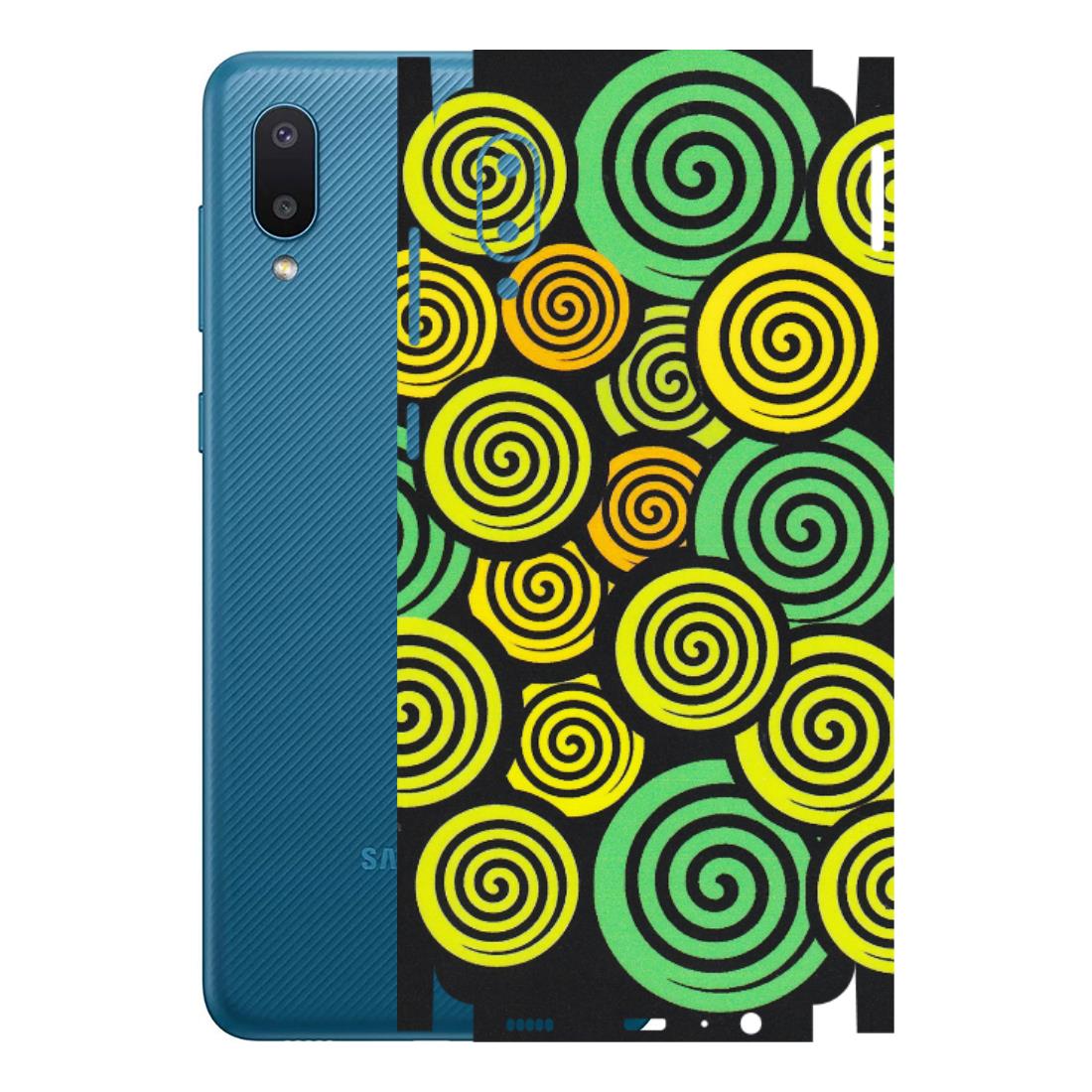 Samsung M/F/Note/Flip and C Phone Skins (All Models) - Crazy Spiral - Matte Finish (M-91) Samsung Galaxy M02