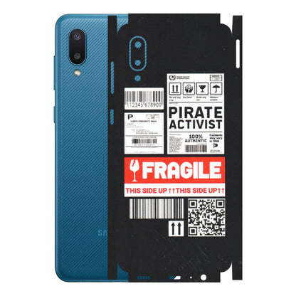 Samsung M/F/Note/Flip and C Phone Skins (All Models) - Handle With Care - Matte Finish (M-99) Samsung Galaxy M02
