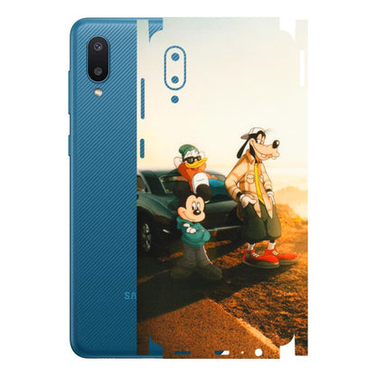 Samsung M/F/Note/Flip and C Phone Skins (All Models) - Hello Mr. Goofy - Transparent Finish (T-13) Samsung Galaxy M02