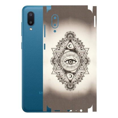Samsung M/F/Note/Flip and C Phone Skins (All Models) - Illuminati Great Eye - Transparent Finish (T-14) Samsung Galaxy M02