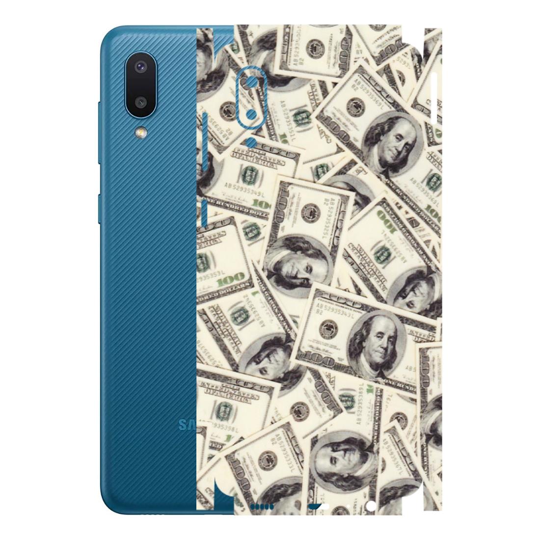 Samsung M/F/Note/Flip and C Phone Skins (All Models) - Dollar Lover - Transparent Finish (T-17) Samsung Galaxy M02