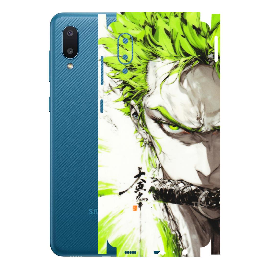 Samsung M/F/Note/Flip and C Phone Skins (All Models) - Roro Taku Anime - Transparent Finish (T-18) Samsung Galaxy M02