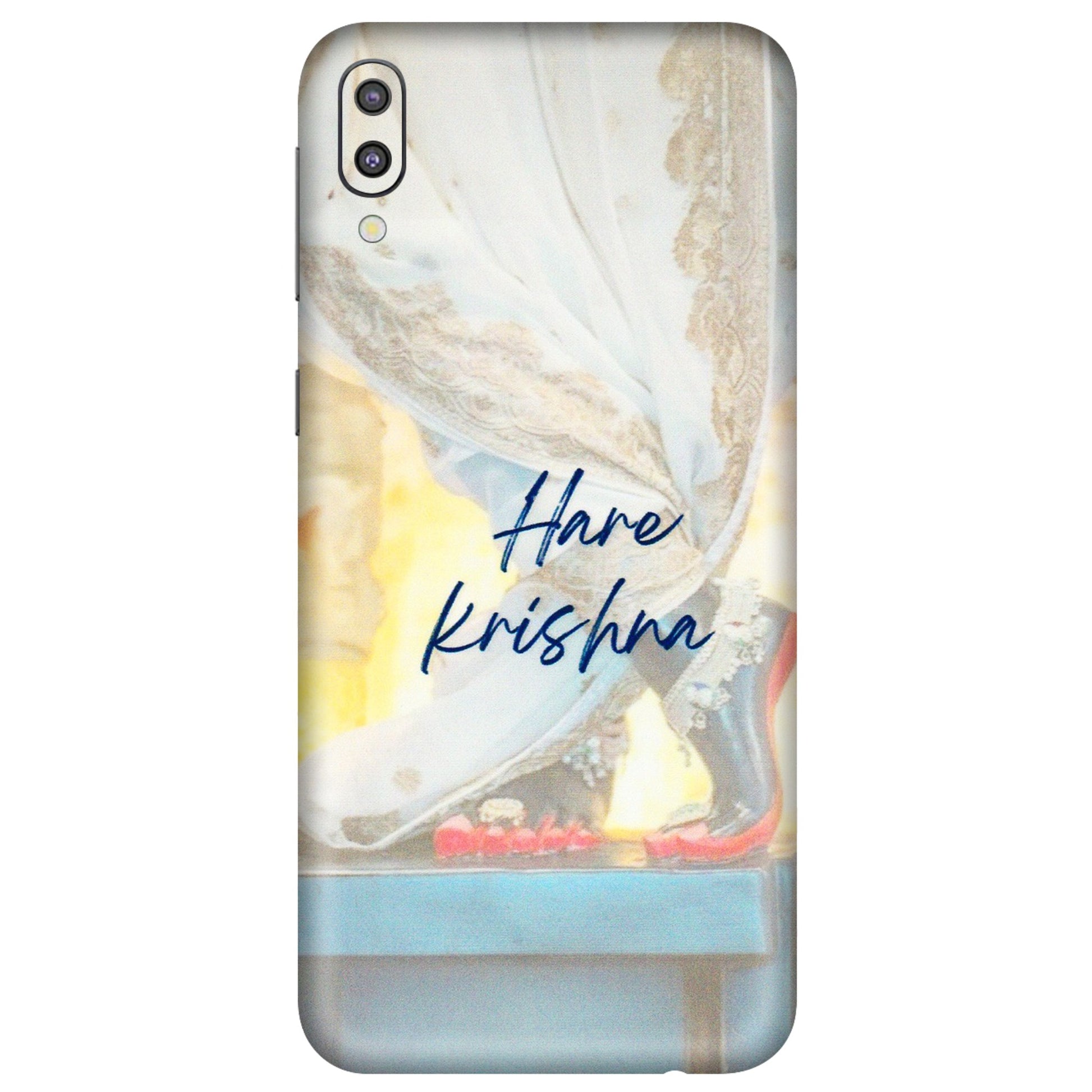 Samsung M/F/Note/Flip and C Phone Skins (All Models) - Hare Krishna - 3D Embossed Finish (L-03) Samsung Galaxy M10