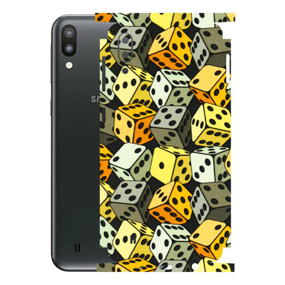 Samsung M/F/Note/Flip and C Phone Skins (All Models) - Dices Of Life - 3D Embossed Finish (L-04) Samsung Galaxy M10