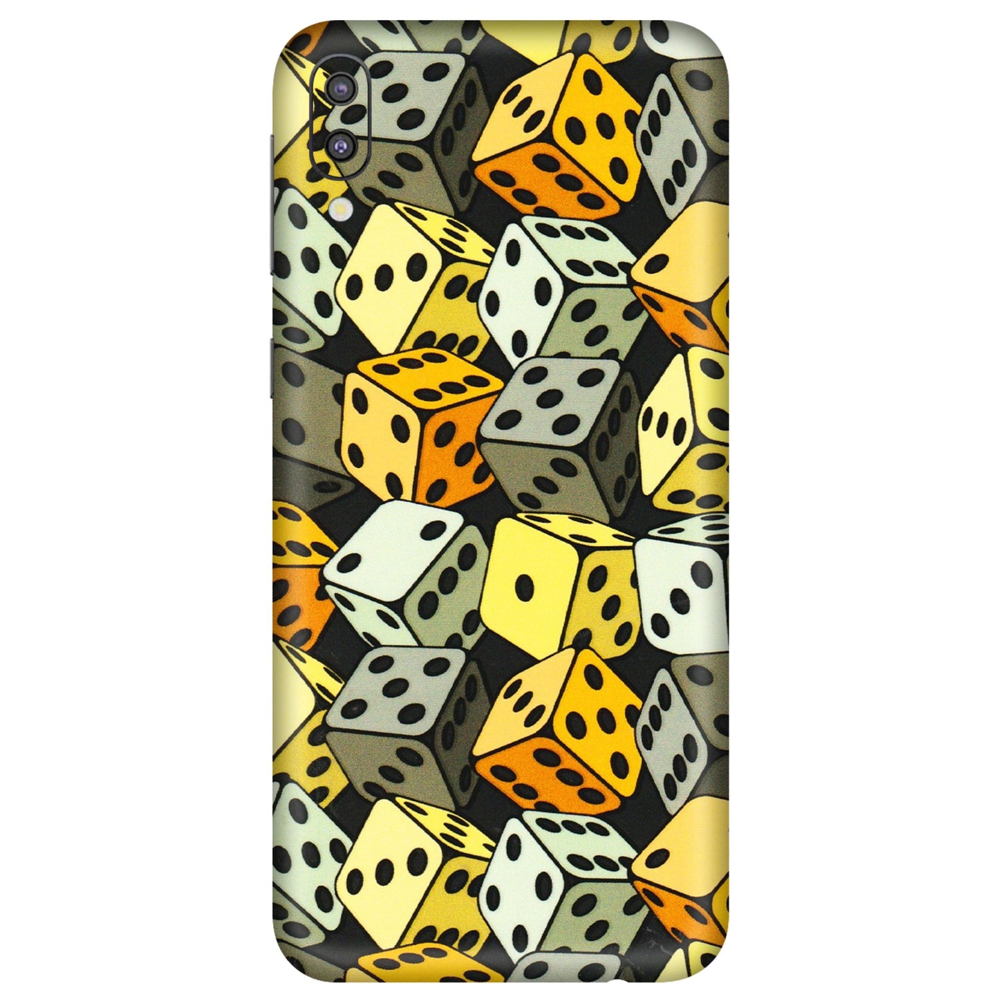 Samsung M/F/Note/Flip and C Phone Skins (All Models) - Dices Of Life - 3D Embossed Finish (L-04) Samsung Galaxy M10