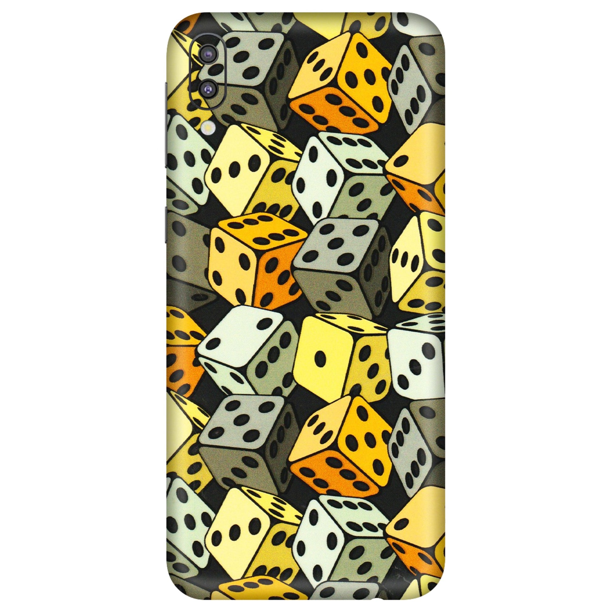 Samsung M/F/Note/Flip and C Phone Skins (All Models) - Dices Of Life - 3D Embossed Finish (L-04) Samsung Galaxy M10