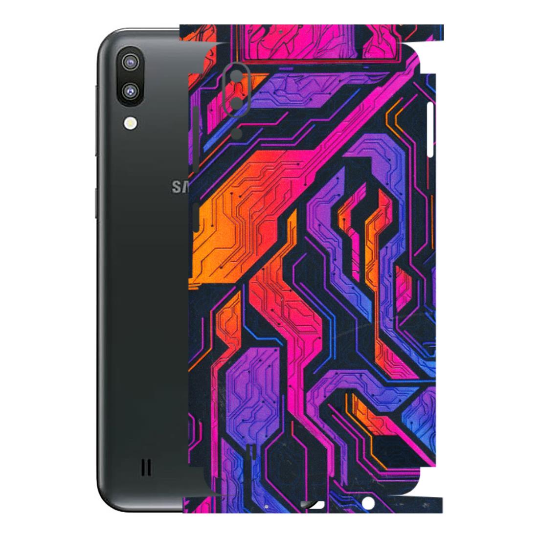 Samsung M/F/Note/Flip and C Phone Skins (All Models) - Tech Circuits Futuristic - 3D Embossed Finish (L-07) Samsung Galaxy M10