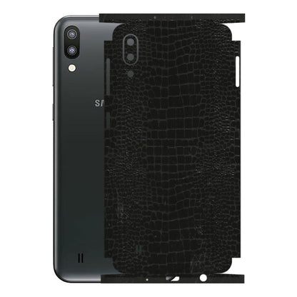Samsung M/F/Note/Flip and C Phone Skins (All Models) - Snake Leather Black - 3D Embossed Finish (L-107) Samsung Galaxy M10