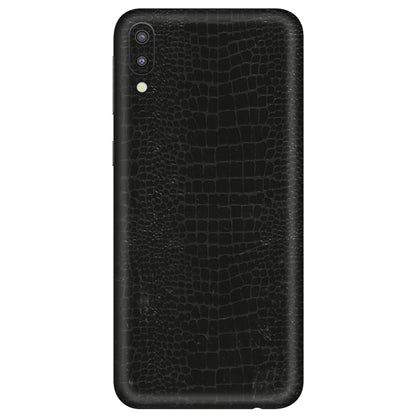 Samsung M/F/Note/Flip and C Phone Skins (All Models) - Snake Leather Black - 3D Embossed Finish (L-107) Samsung Galaxy M10