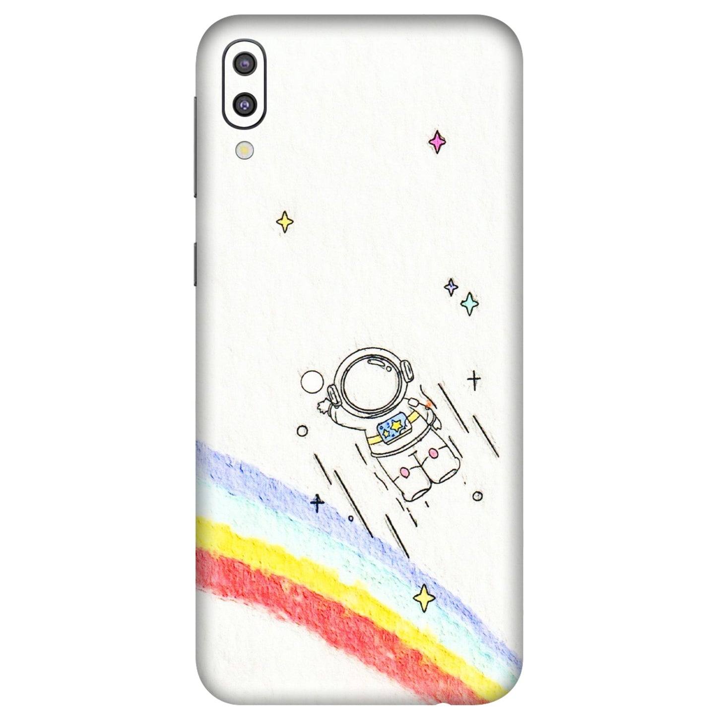Samsung M/F/Note/Flip and C Phone Skins (All Models) - Milkyway Astronaut - 3D Embossed Finish (L-110) Samsung Galaxy M10