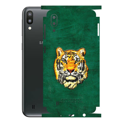Samsung M/F/Note/Flip and C Phone Skins (All Models) - Leather Feel Tiger - 3D Embossed Finish (L-111) Samsung Galaxy M10