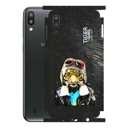 Samsung M/F/Note/Flip and C Phone Skins (All Models) - Rider Tiger - 3D Embossed Finish (L-113) Samsung Galaxy M10