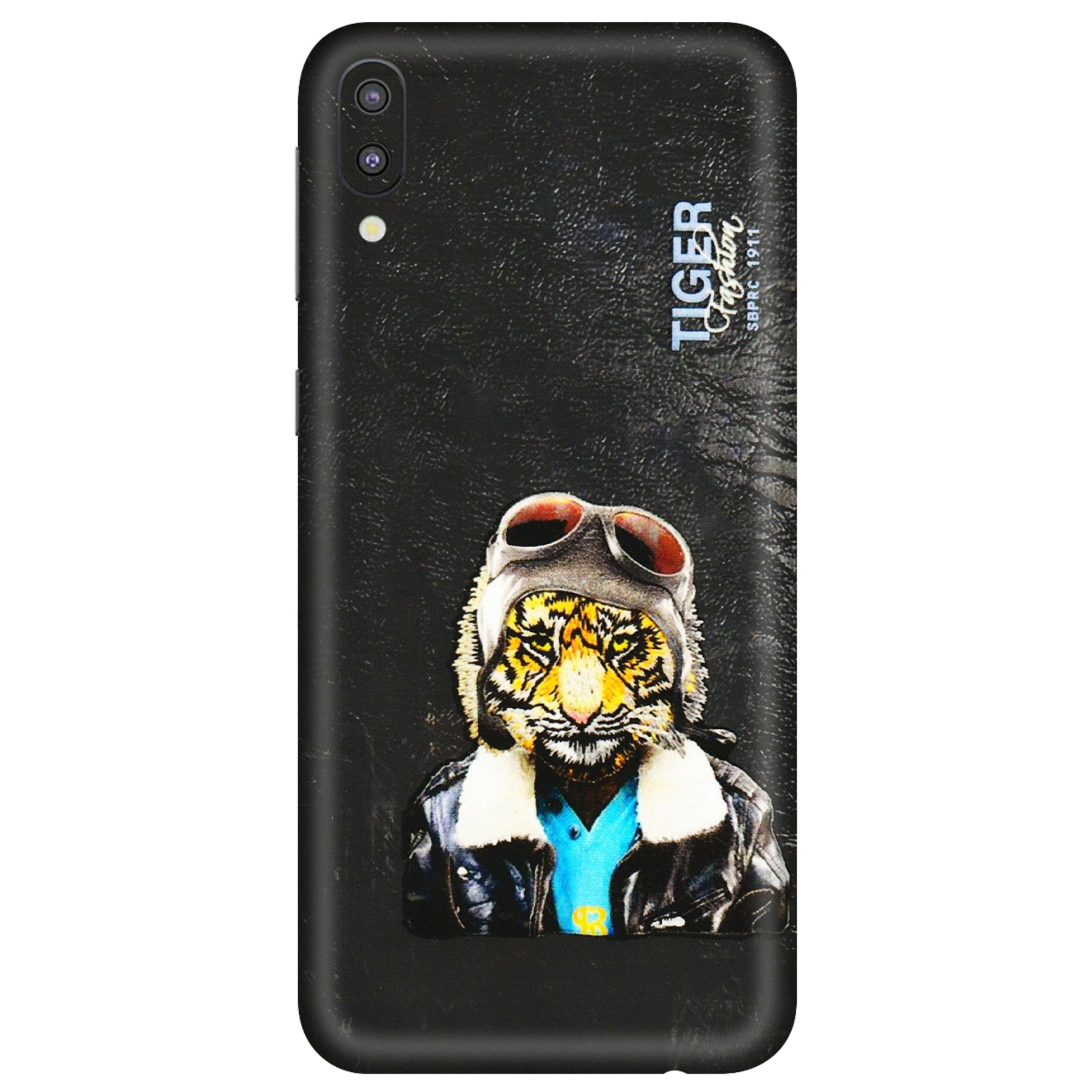 Samsung M/F/Note/Flip and C Phone Skins (All Models) - Rider Tiger - 3D Embossed Finish (L-113) Samsung Galaxy M10