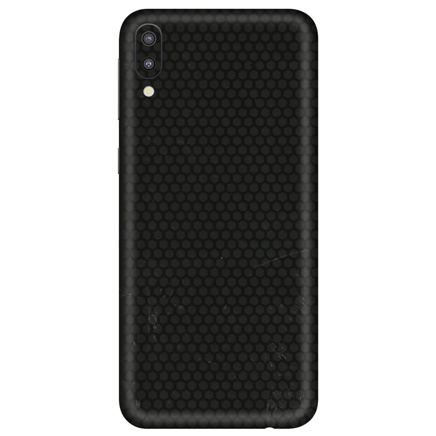 Samsung M/F/Note/Flip and C Phone Skins (All Models) - Black honeycomb - 3D Embossed Finish (L-114) Samsung Galaxy M10