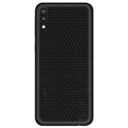 Samsung M/F/Note/Flip and C Phone Skins (All Models) - Black honeycomb - 3D Embossed Finish (L-114) Samsung Galaxy M10