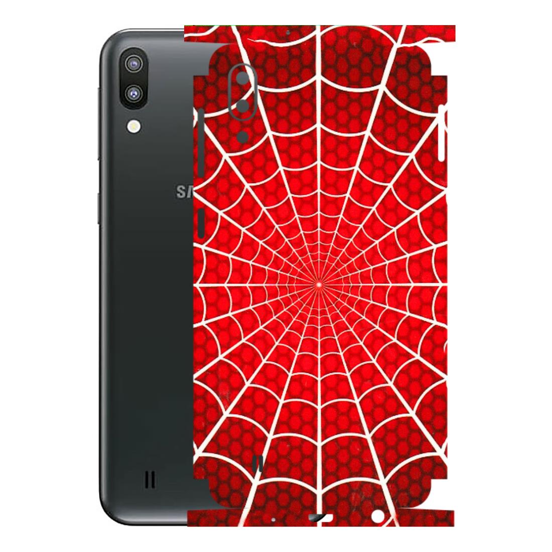 Samsung M/F/Note/Flip and C Phone Skins (All Models) - Classic Spidey Web - 3D Embossed Finish (L-115) Samsung Galaxy M10