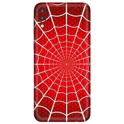 Samsung M/F/Note/Flip and C Phone Skins (All Models) - Classic Spidey Web - 3D Embossed Finish (L-115) Samsung Galaxy M10