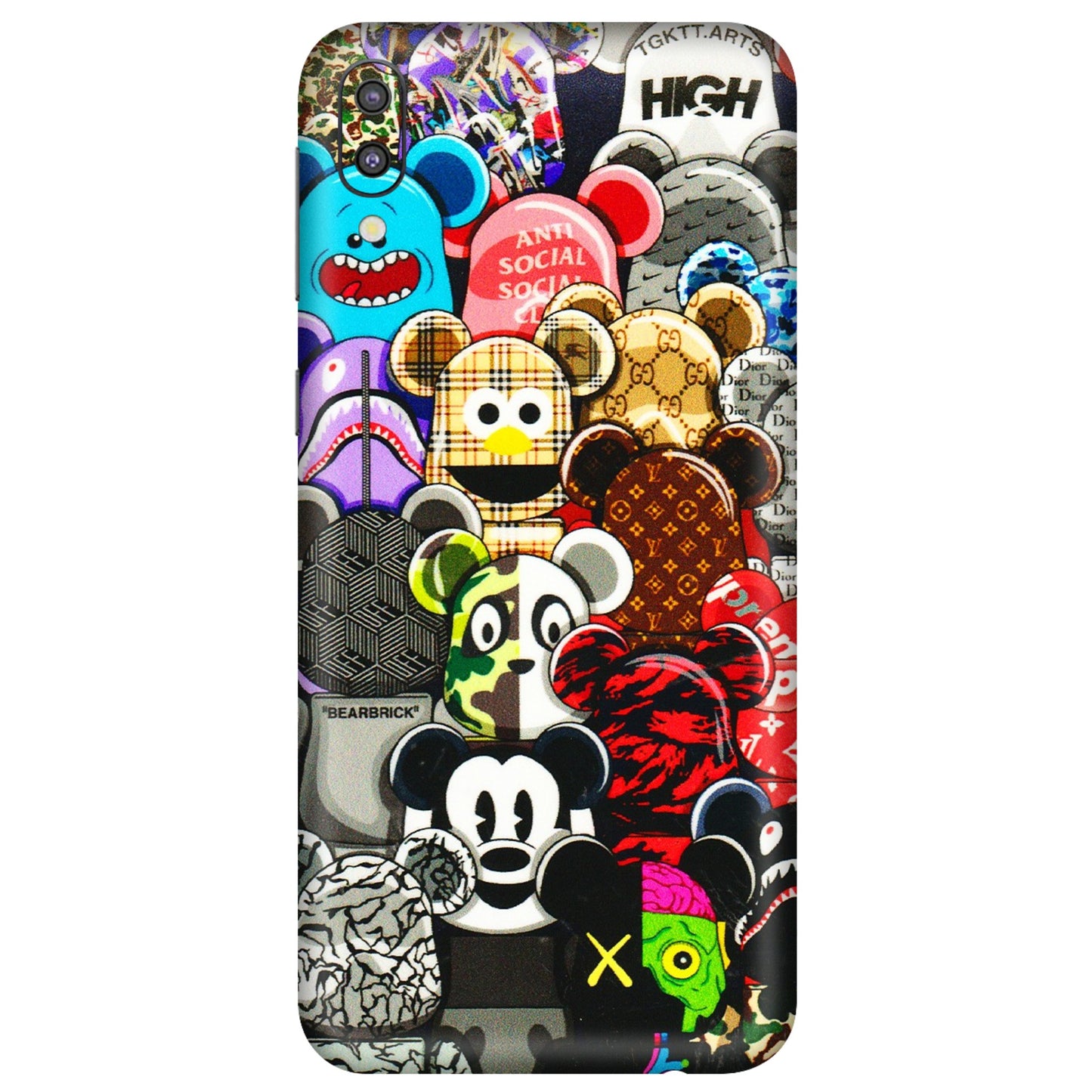 Samsung M/F/Note/Flip and C Phone Skins (All Models) - More Mickey Mouses - 3D Embossed Finish (L-118) Samsung Galaxy M10