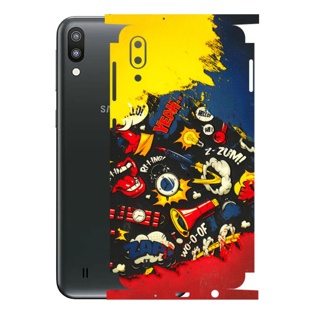 Samsung M/F/Note/Flip and C Phone Skins (All Models) - Pacific Doodle Art - 3D Embossed Finish (L-120) Samsung Galaxy M10