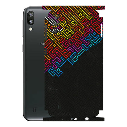 Samsung M/F/Note/Flip and C Phone Skins (All Models) - Dotme Pattern Art - 3D Embossed Finish (L-121) Samsung Galaxy M10