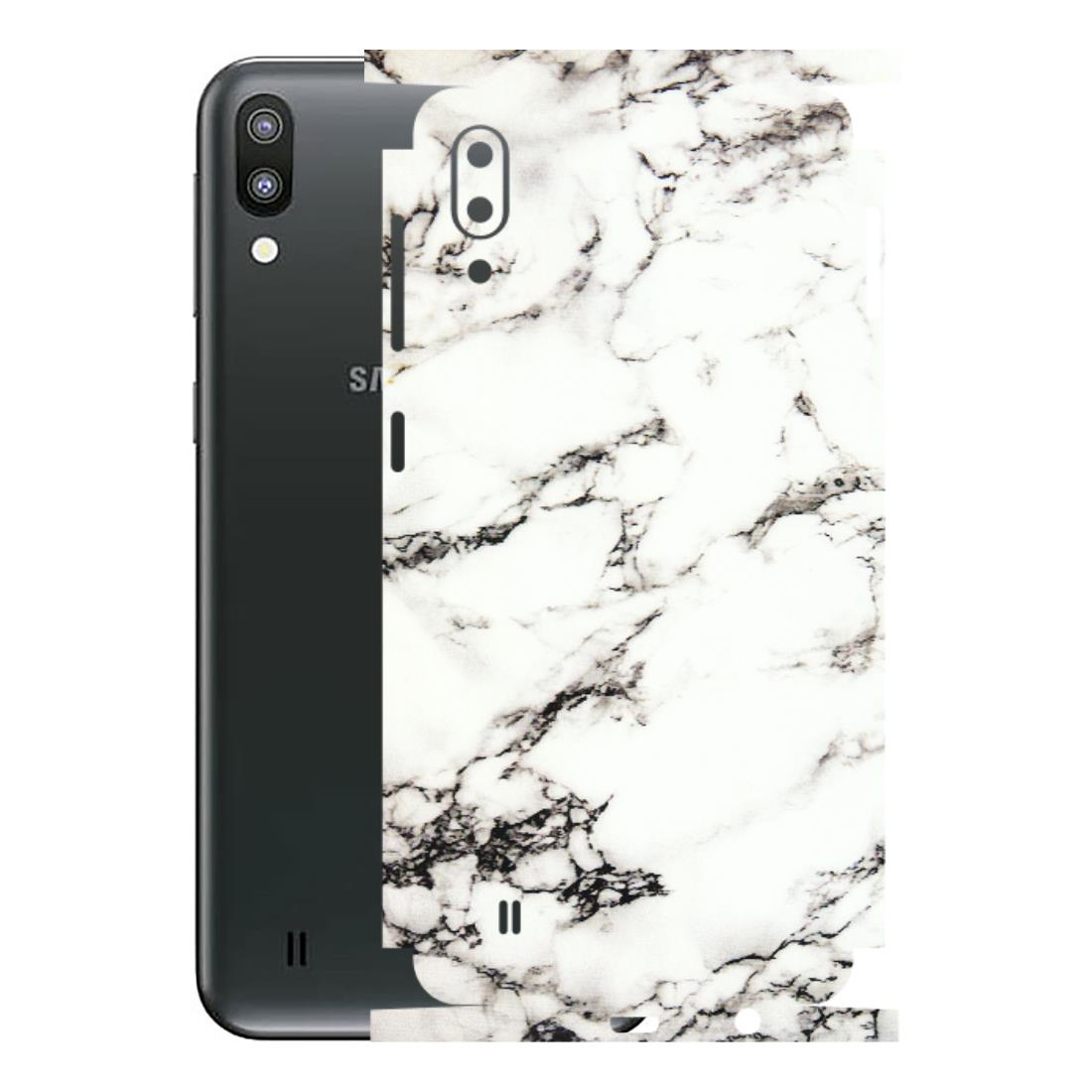 Samsung M/F/Note/Flip and C Phone Skins (All Models) - Black and White Marble Texture - 3D Embossed Finish (L-124) Samsung Galaxy M10