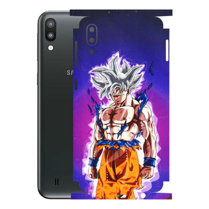Samsung M/F/Note/Flip and C Phone Skins (All Models) - Goku Purple Anime - 3D Embossed Finish (L-147) Samsung Galaxy M10