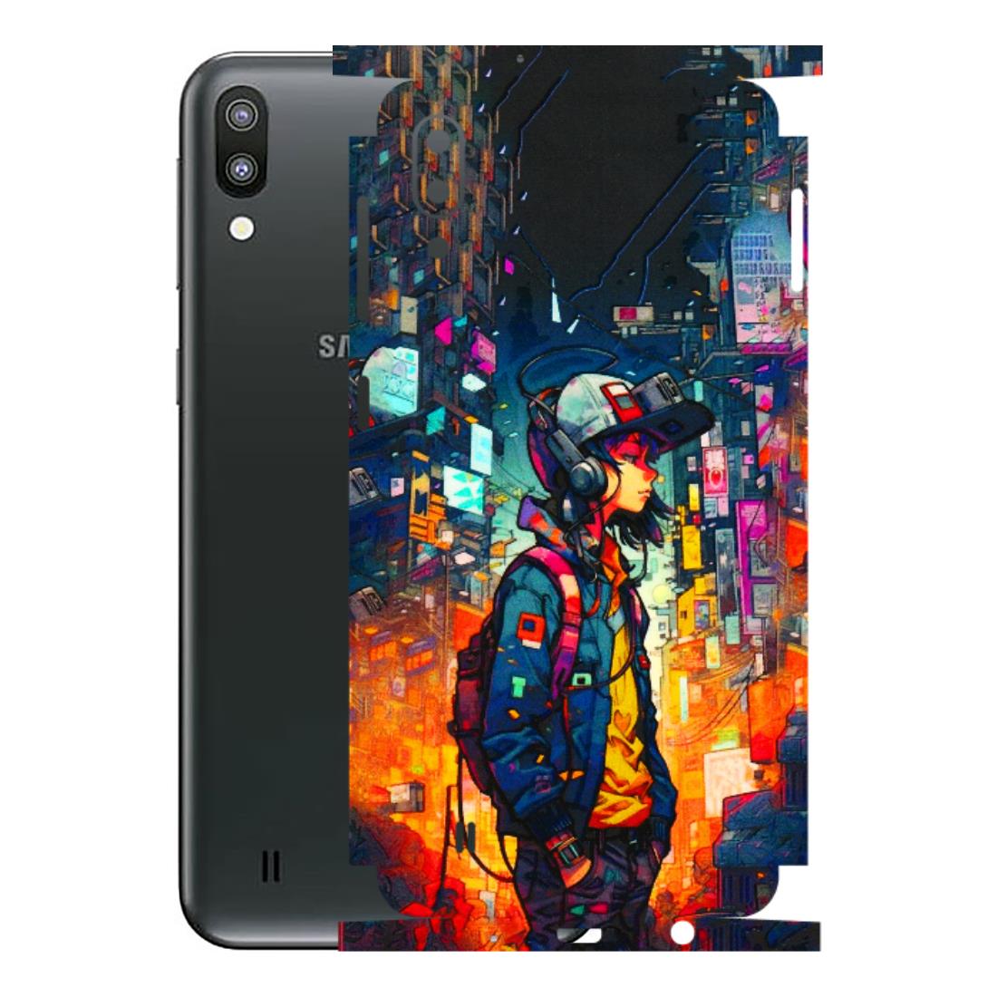 Samsung M/F/Note/Flip and C Phone Skins (All Models) - Street Anime Guy - 3D Embossed Finish (L-158) Samsung Galaxy M10