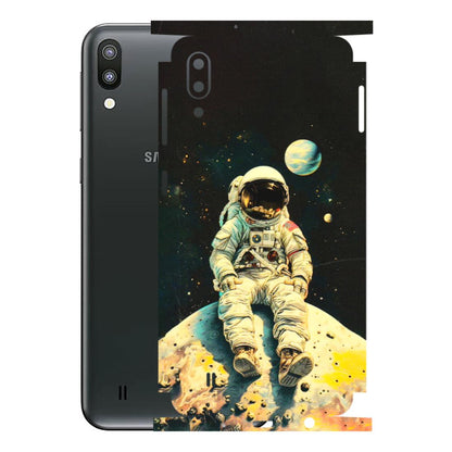 Samsung M/F/Note/Flip and C Phone Skins (All Models) - Astronaut in Space - 3D Embossed Finish (L-16) Samsung Galaxy M10