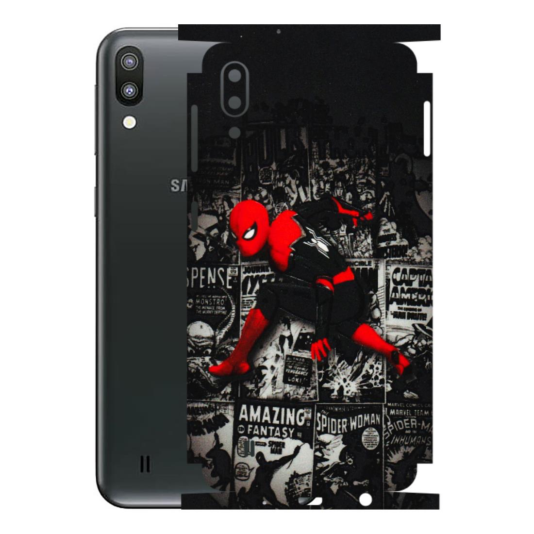 Samsung M/F/Note/Flip and C Phone Skins (All Models) - SpiderMan New - 3D Embossed Finish (L-162) Samsung Galaxy M10