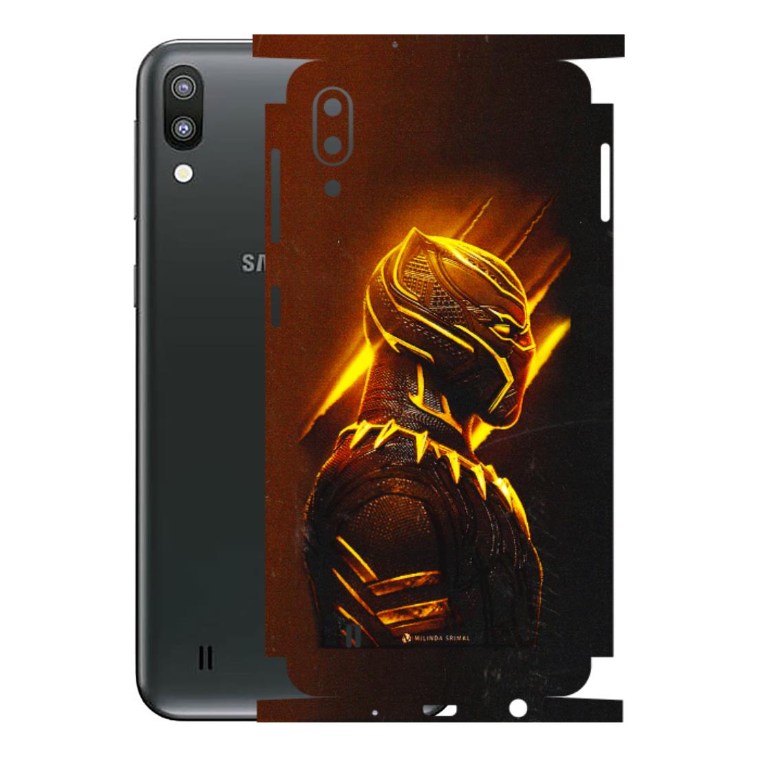 Samsung M/F/Note/Flip and C Phone Skins (All Models) - Gold Black Panther - 3D Embossed Finish (L-181) Samsung Galaxy M10