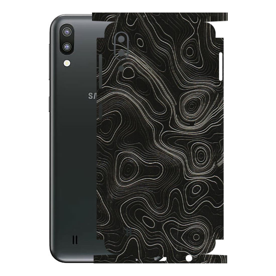 Samsung M/F/Note/Flip and C Phone Skins (All Models) - Black Swirl - 3D Embossed Finish (L-196) Samsung Galaxy M10