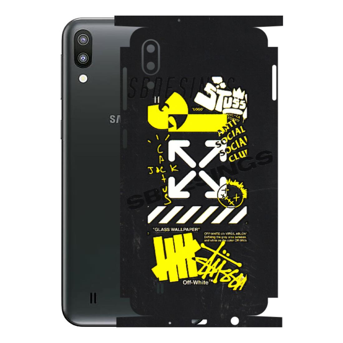 Samsung M/F/Note/Flip and C Phone Skins (All Models) - Anti Social Graffiti - 3D Embossed Finish (L-198) Samsung Galaxy M10