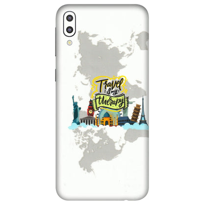 Samsung M/F/Note/Flip and C Phone Skins (All Models) - Travel Therapy - 3D Embossed Finish (L-199) Samsung Galaxy M10