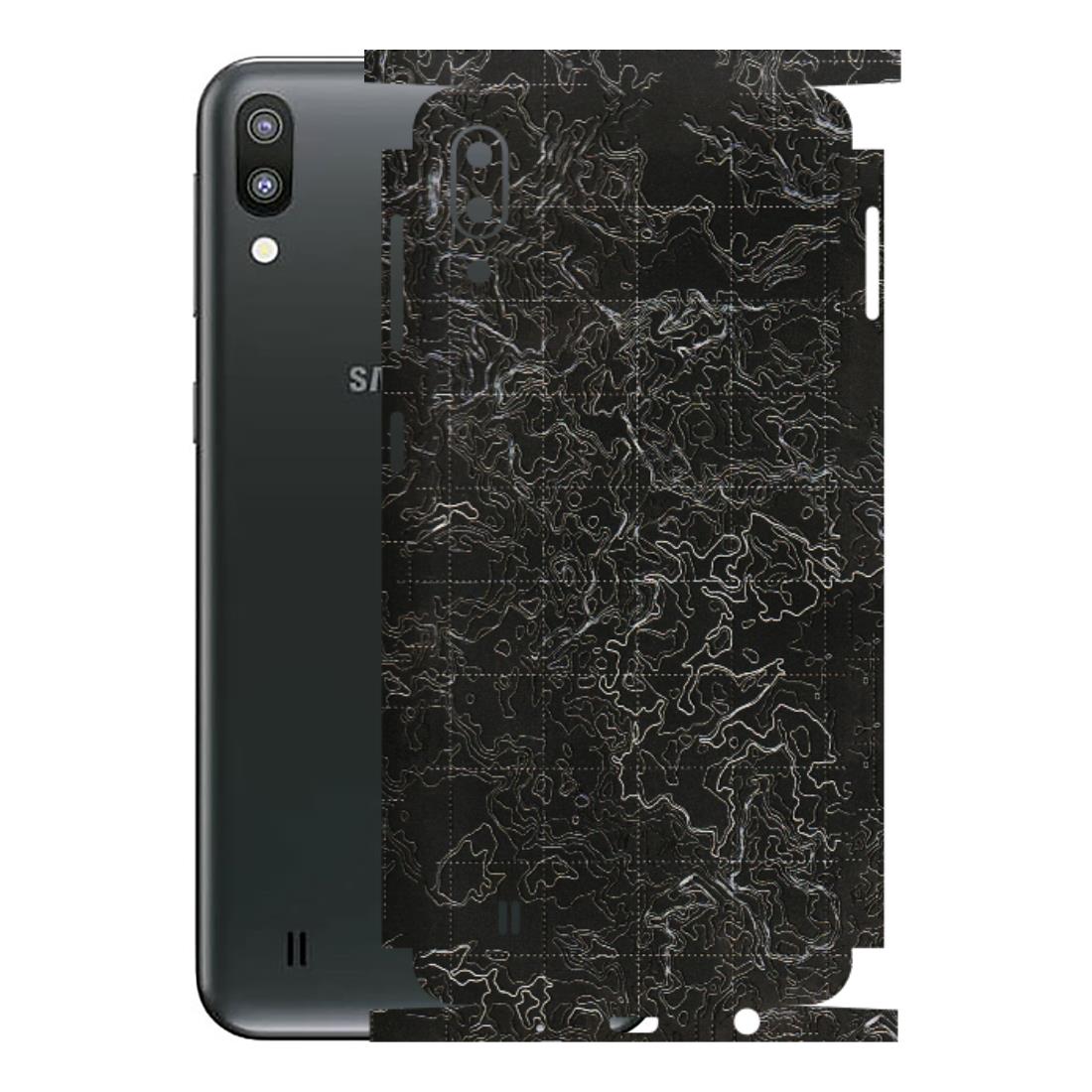 Samsung M/F/Note/Flip and C Phone Skins (All Models) - Black map Texture - 3D Embossed Finish (L-201) Samsung Galaxy M10