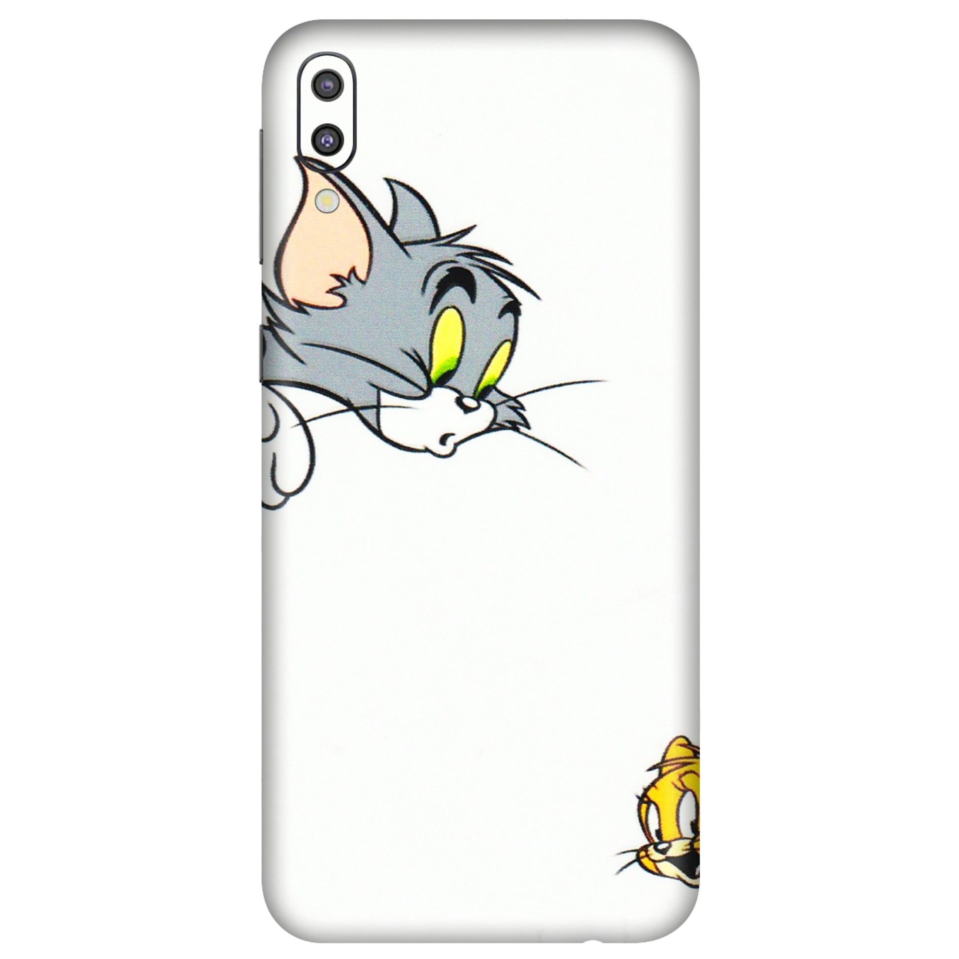 Samsung M/F/Note/Flip and C Phone Skins (All Models) - Cute Tom And Jerry - 3D Embossed Finish (L-220) Samsung Galaxy M10