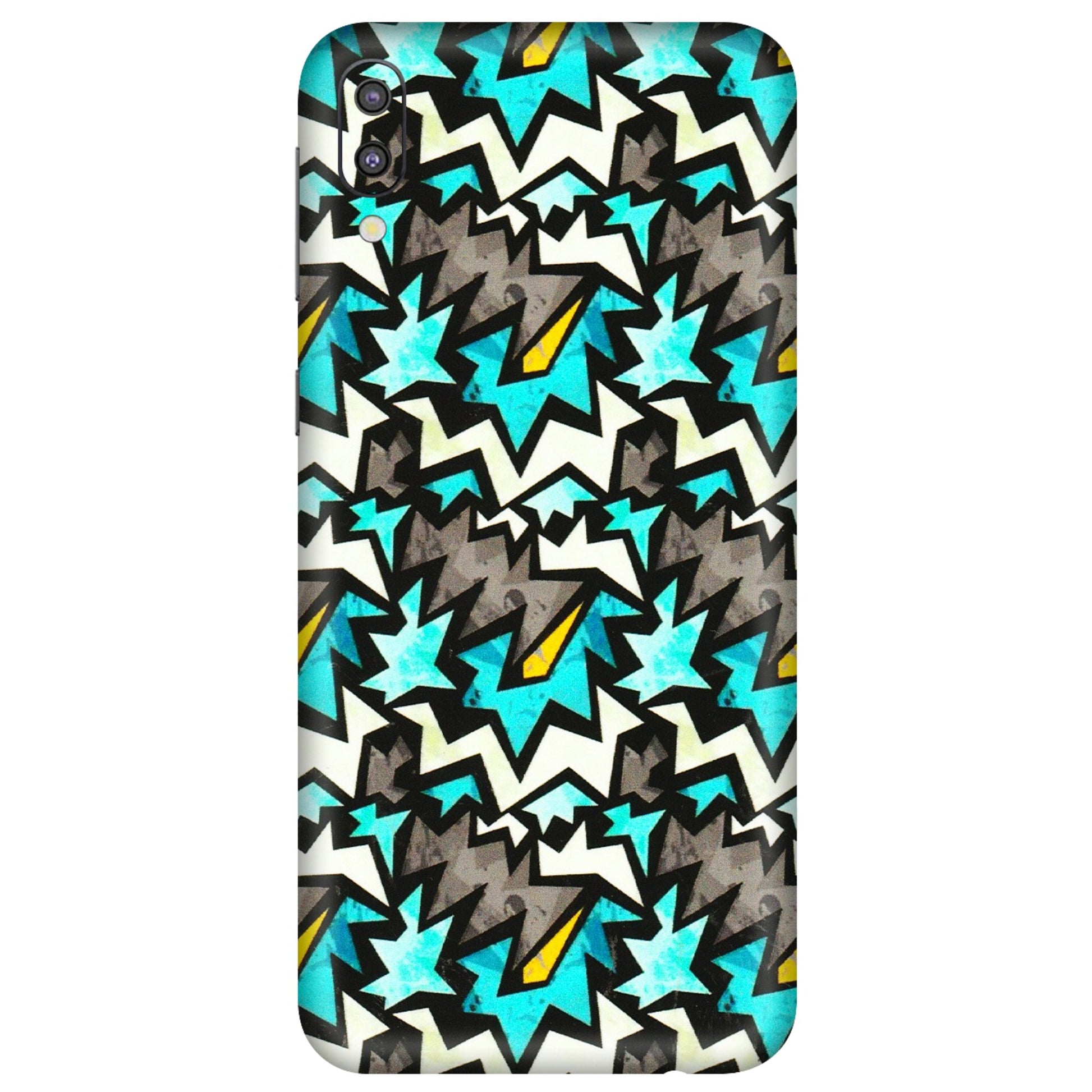 Samsung M/F/Note/Flip and C Phone Skins (All Models) - Funky Zig Zag - 3D Embossed Finish (L-223) Samsung Galaxy M10