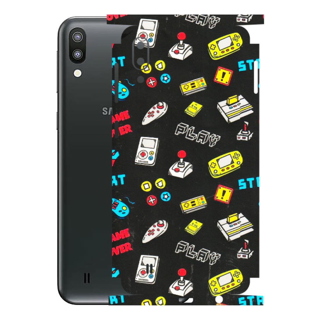 Samsung M/F/Note/Flip and C Phone Skins (All Models) - Gaming Doodles - 3D Embossed Finish (L-224) Samsung Galaxy M10