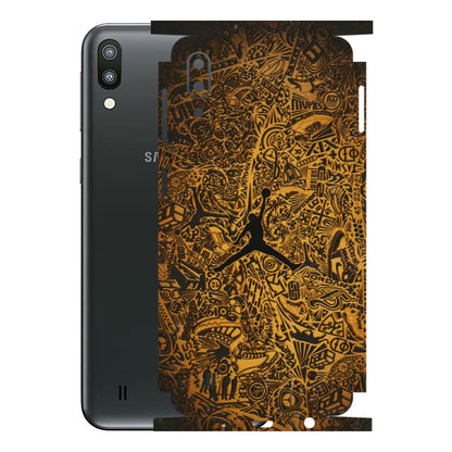 Samsung M/F/Note/Flip and C Phone Skins (All Models) - Premium Gold Basketball Player - 3D Embossed Finish (L-236) Samsung Galaxy M10