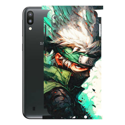 Samsung M/F/Note/Flip and C Phone Skins (All Models) - Kakashi Side Profile - 3D Embossed Finish (L-249) Samsung Galaxy M10