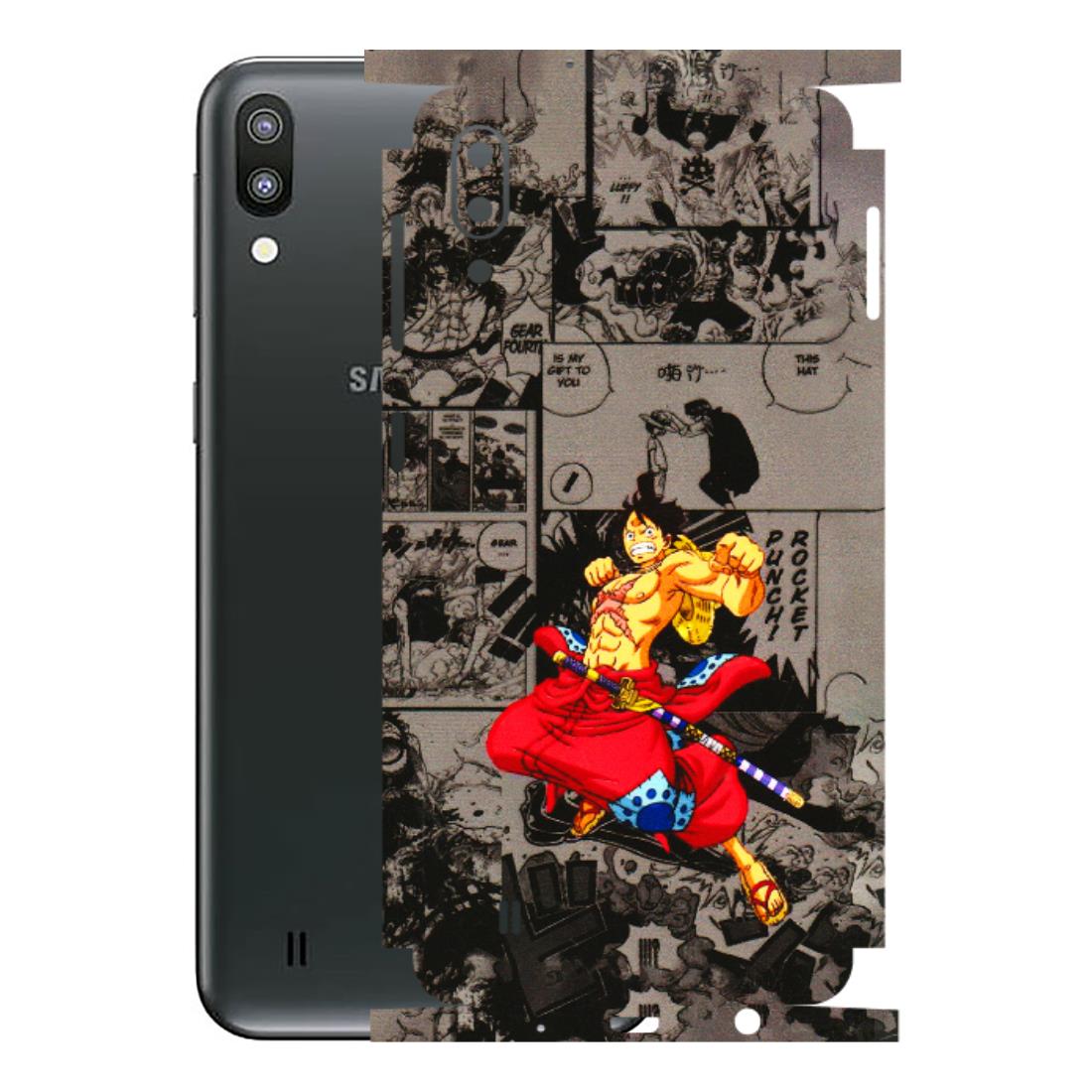 Samsung M/F/Note/Flip and C Phone Skins (All Models) - One Piece Rocket Punch Manga - 3D Embossed Finish (L-25) Samsung Galaxy M10