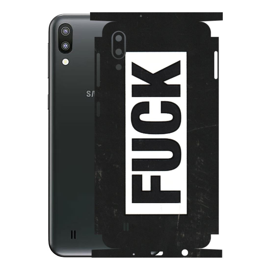 Samsung M/F/Note/Flip and C Phone Skins (All Models) - The F Word - 3D Embossed Finish (L-255) Samsung Galaxy M10