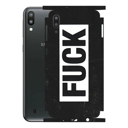 Samsung M/F/Note/Flip and C Phone Skins (All Models) - The F Word - 3D Embossed Finish (L-255) Samsung Galaxy M10