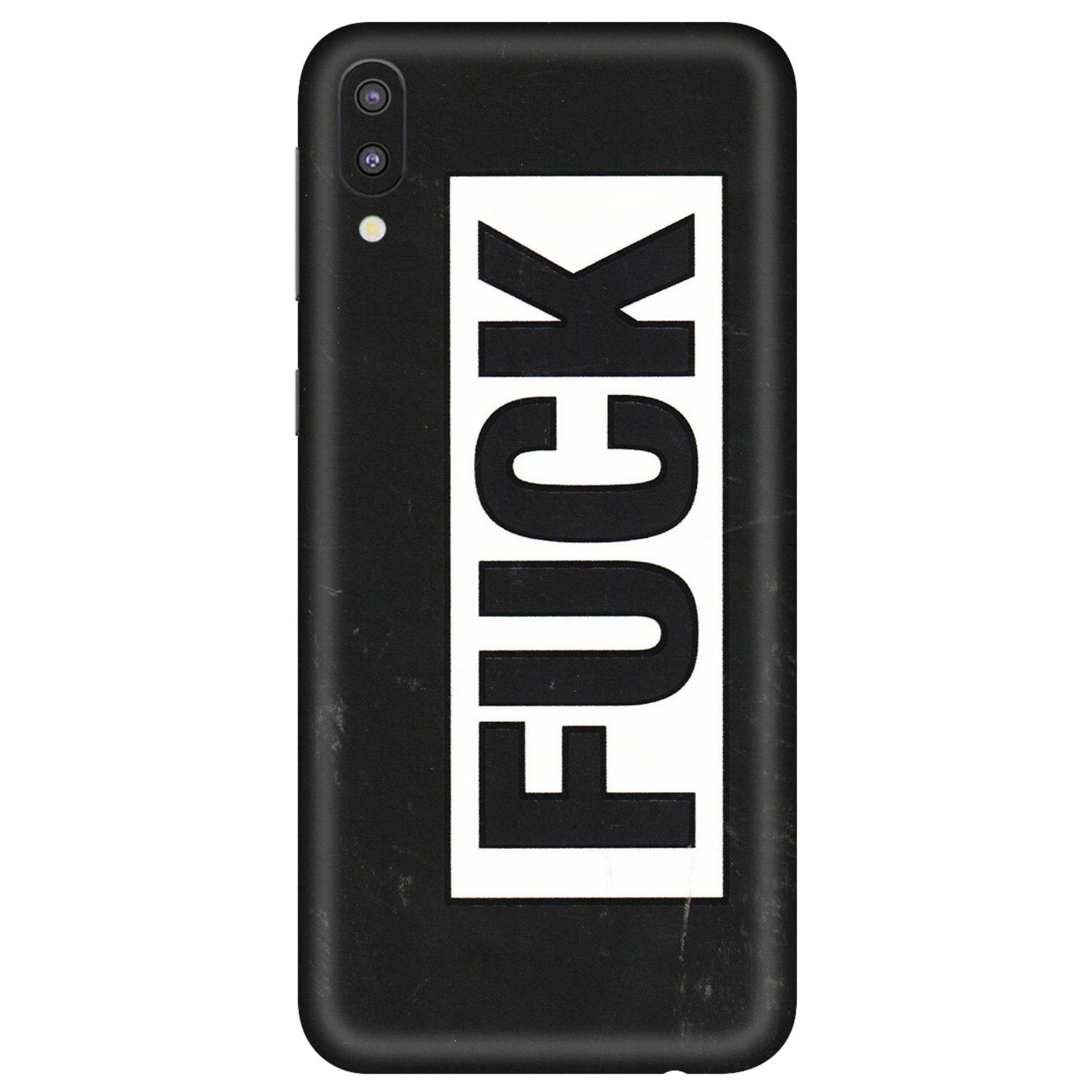 Samsung M/F/Note/Flip and C Phone Skins (All Models) - The F Word - 3D Embossed Finish (L-255) Samsung Galaxy M10