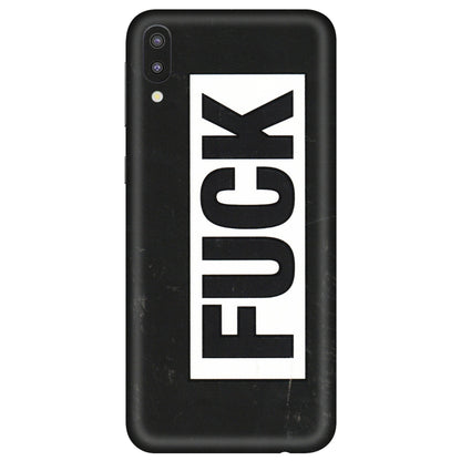 Samsung M/F/Note/Flip and C Phone Skins (All Models) - The F Word - 3D Embossed Finish (L-255) Samsung Galaxy M10