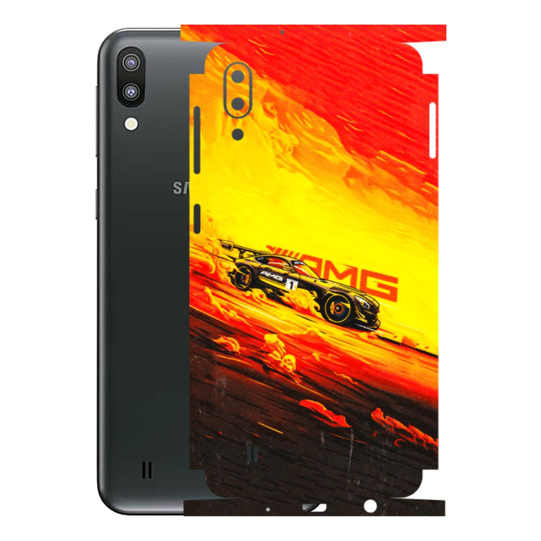 Samsung M/F/Note/Flip and C Phone Skins (All Models) - AMG Car Speed Cover - 3D Embossed Finish (L-256) Samsung Galaxy M10