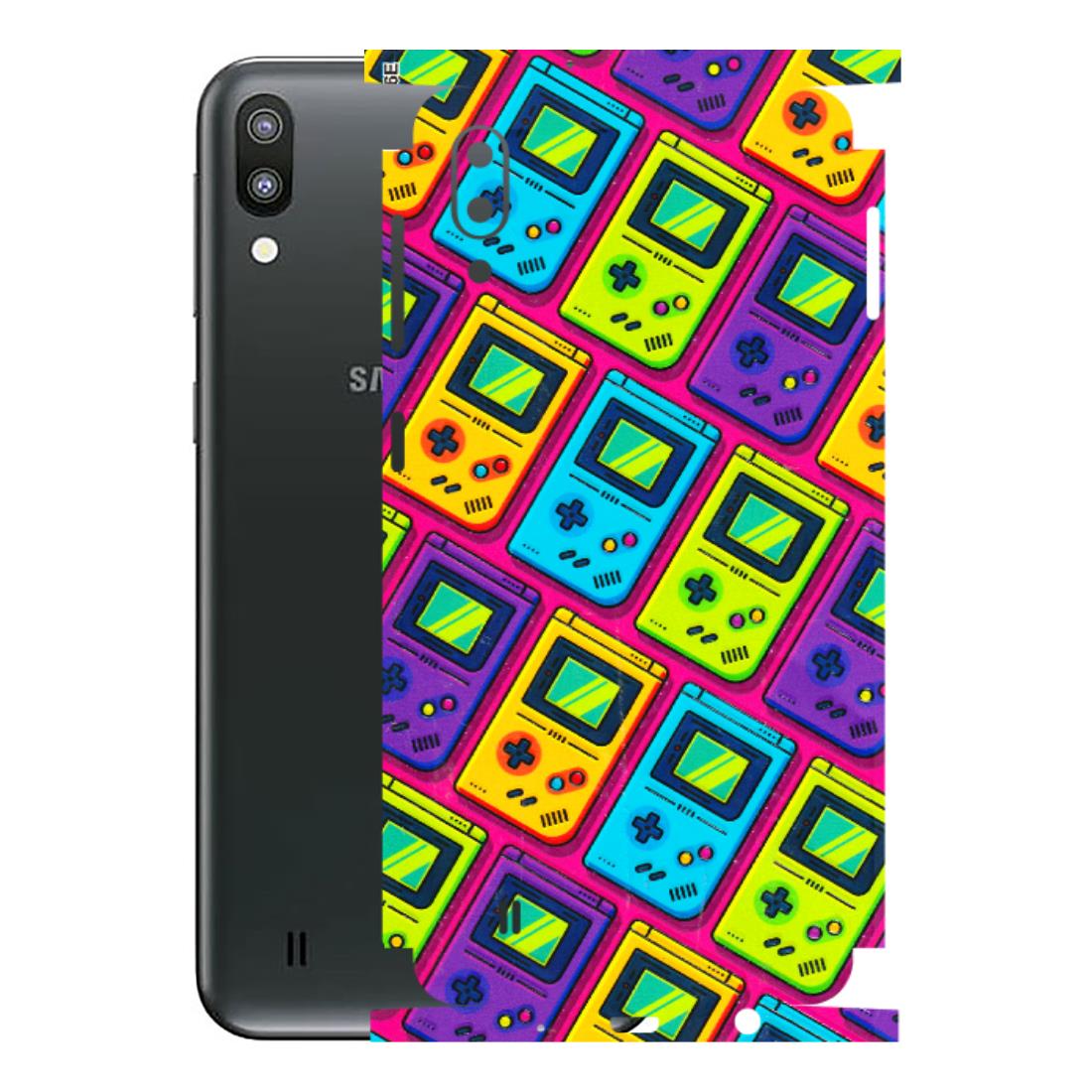 Samsung M/F/Note/Flip and C Phone Skins (All Models) - Gameboy Colourful - 3D Embossed Finish (L-266) Samsung Galaxy M10